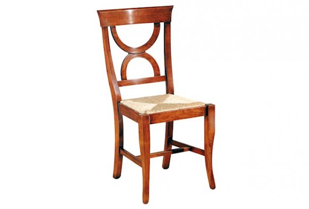 Chair with straw seat 378/G  