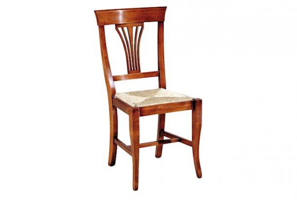 Chair with straw seat 377/G  