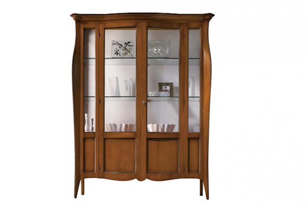 Glass-door cabinet 2 doors 