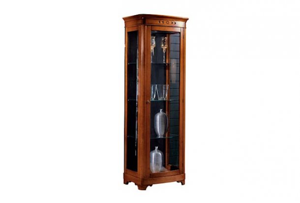 Glass-door cabinet 1 door H195 