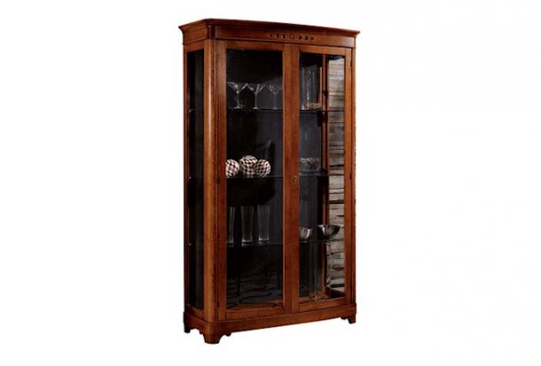 Glass-door cabinet 2 door L113 