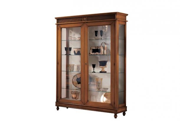 Glass-door cabinet 2 doors H210  