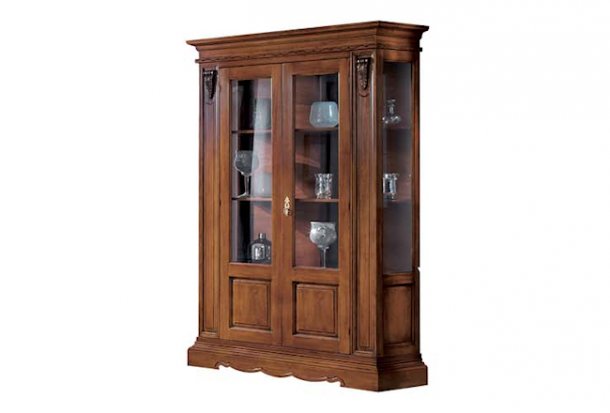 Glass-door cabinet 2 doors H212  