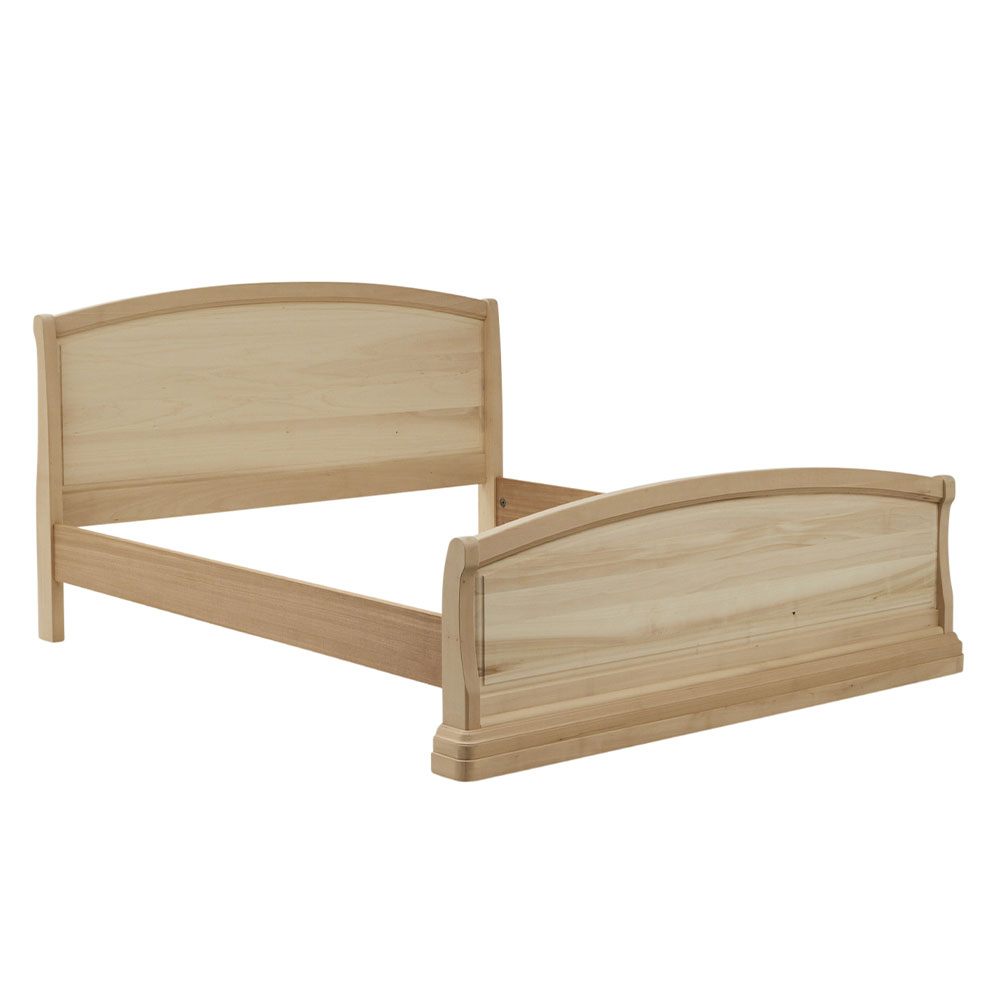181G - Letto matrimoniale con testata in legno