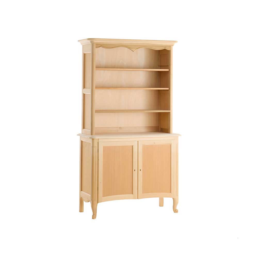 257GB - Libreria 2 porte ripiani legno