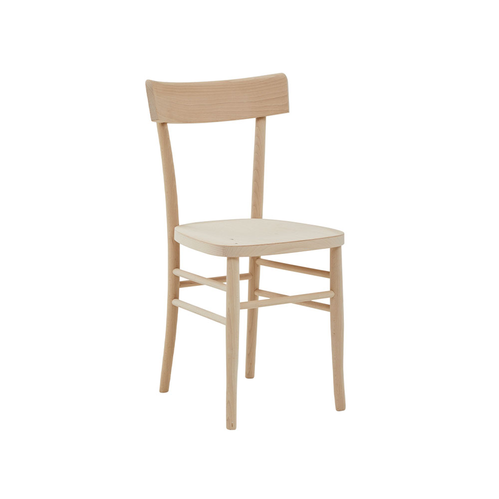 326G - Sedia in faggio fondino legno