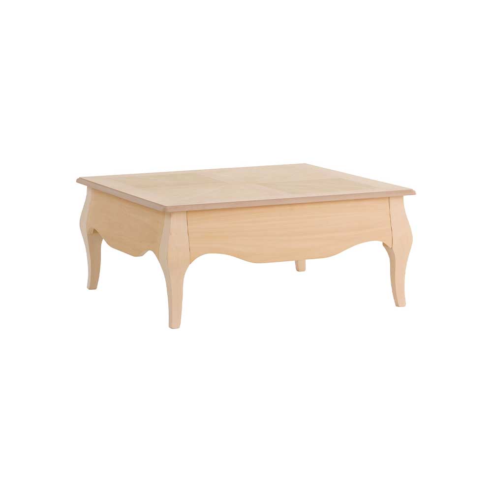 5002G - Tavolino quadrato piano legno