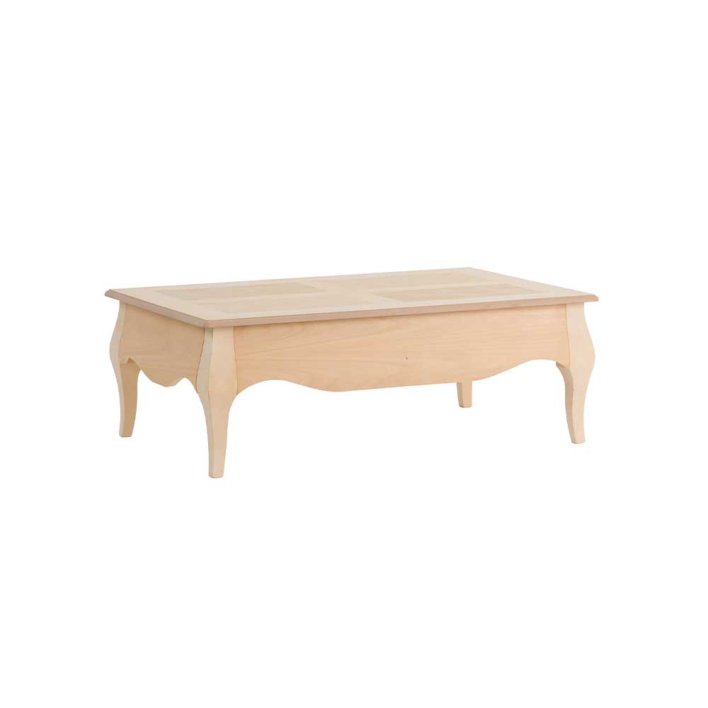 5003G - Tavolino rettangolare piano legno