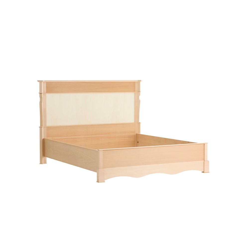 5048G - Letto matrimoniale testata pannello legno
