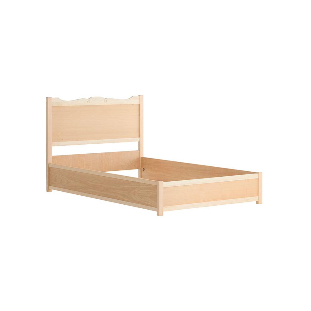 5069G - Letto 1 piazza e mezza testata legno
