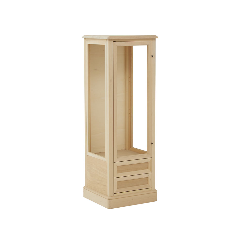 559G - Vetrinetta 1 porta vetro 2 cassettini