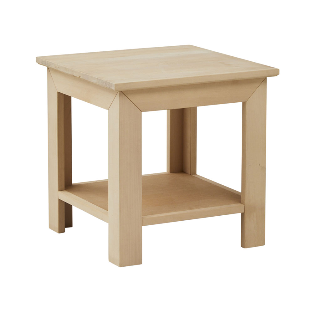664G - Tavolino Quadrato in Legno