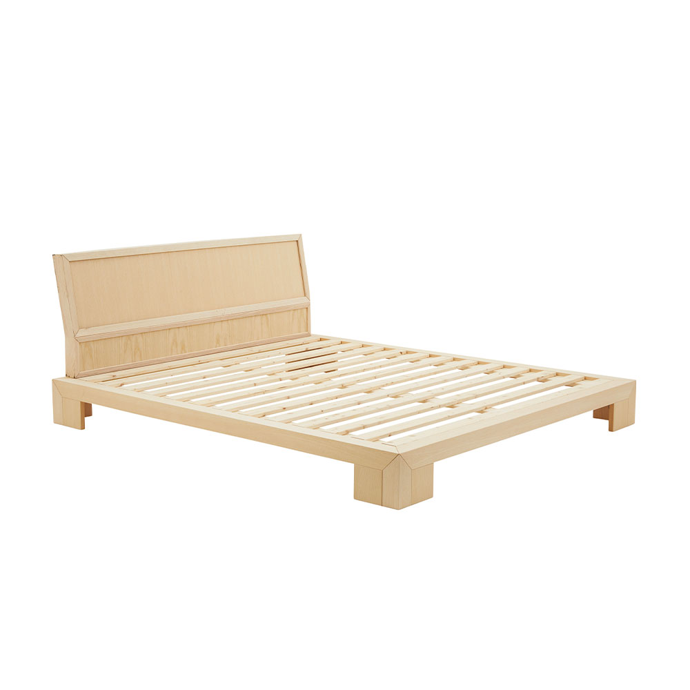 EC026 - letto matrimoniale con testata legno