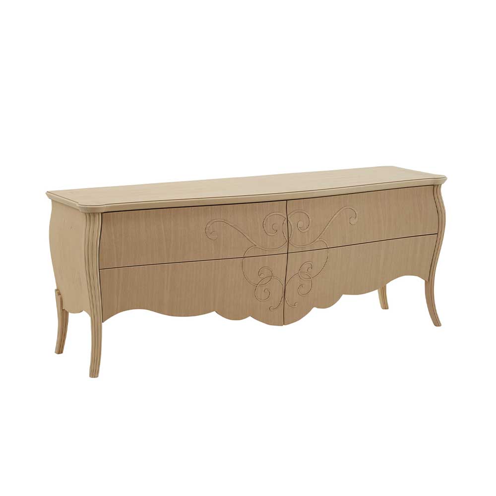 FR002 - Credenza 4 cassetti con intaglio