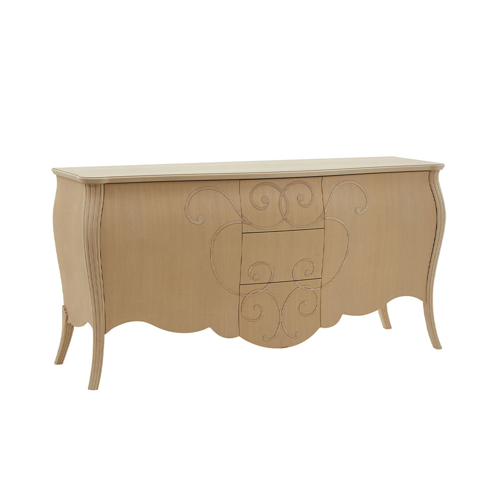 FR010 - Credenza 2 porte 3 cassetti con intaglio