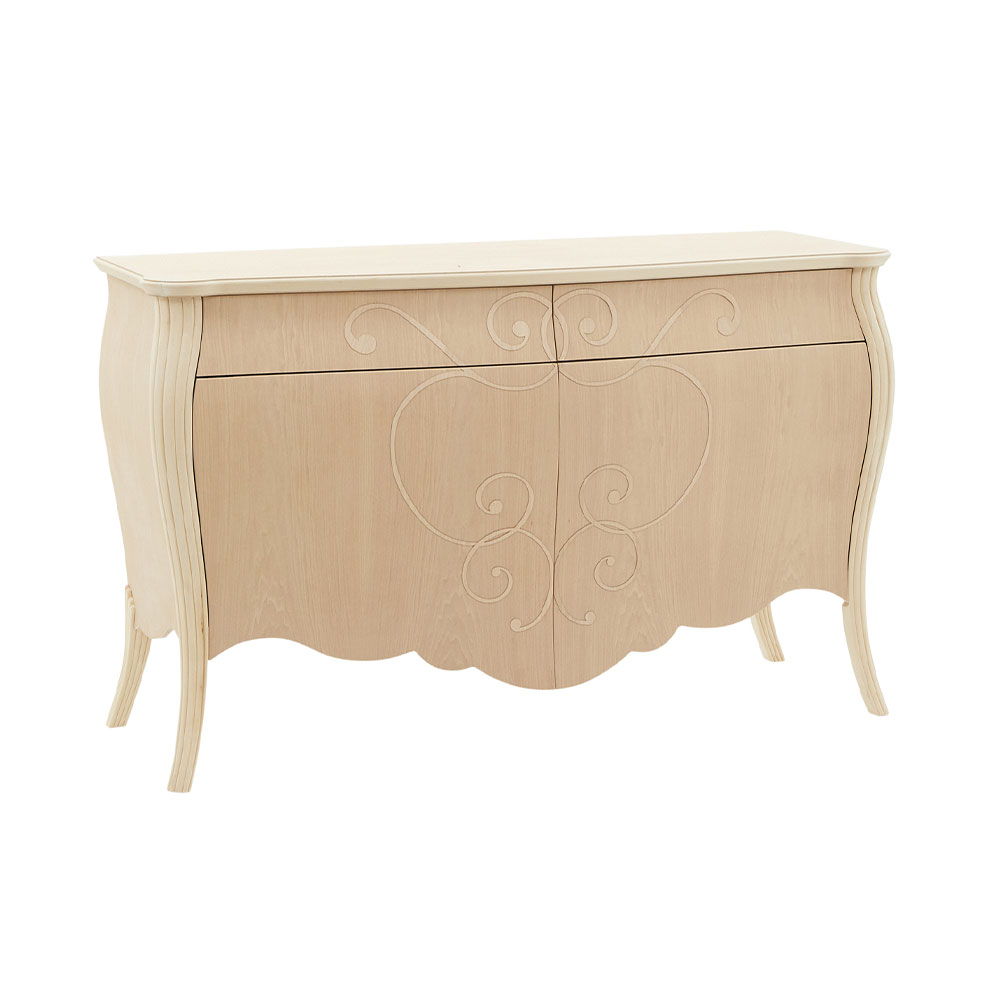 FR011 - Credenza sagomata 2 porte 2 cassetti con rilievo