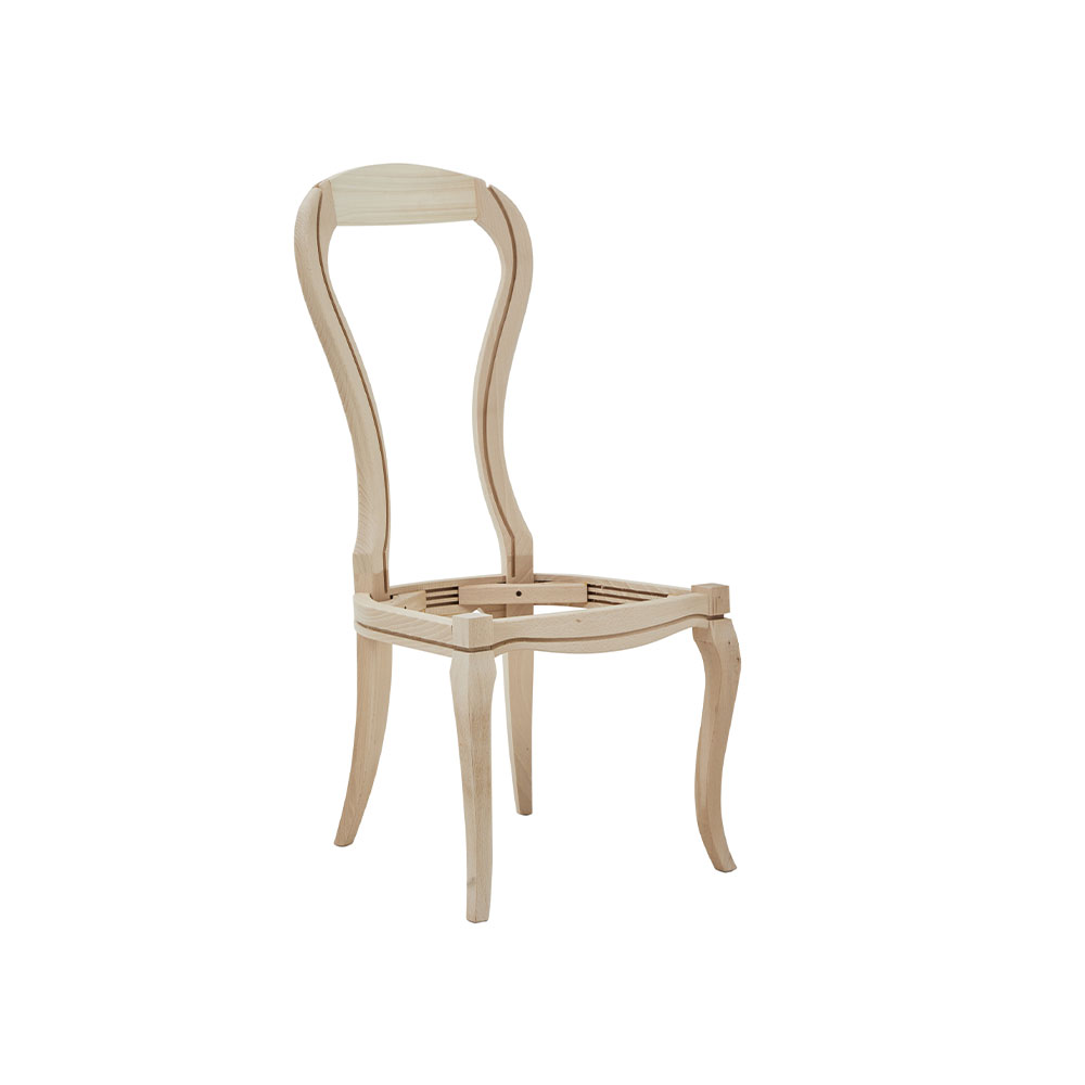 FR032 - Sedia con fondino e schienale imbottiti