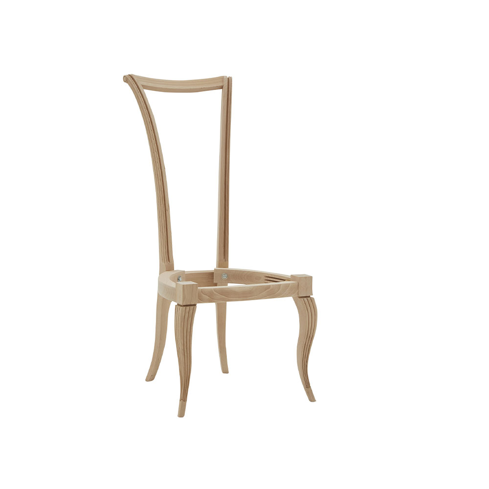 FR035 - Sedia con fondino e schienale imbottiti